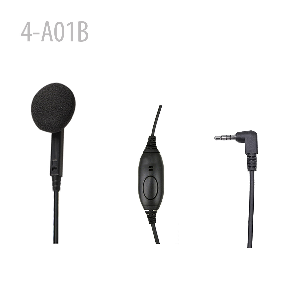 One Wire Earpiece with PTT for UV-3R V-100 UV-200