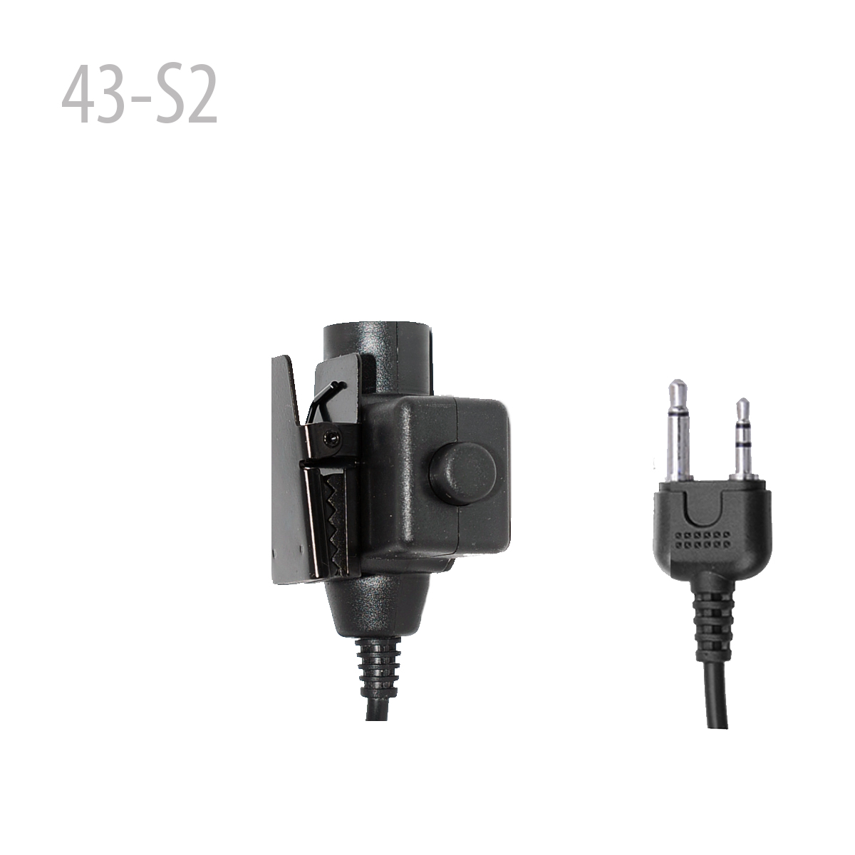 PTT Switch Plug  Midland (2 pin) for 4-187 Headset